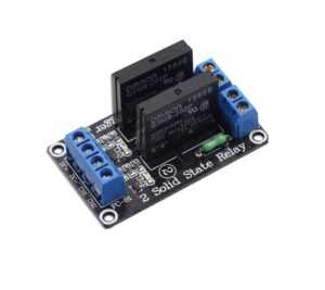 SSR Relé Modul 2 kanály 24VDC High Level