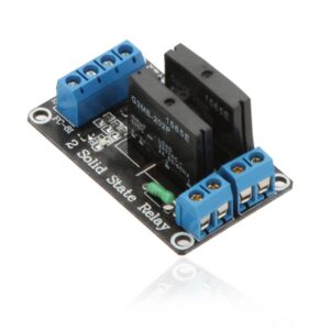 SSR Relé Modul 2 kanály 5VDC Low Level