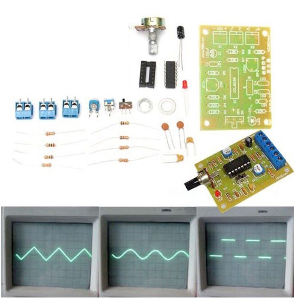 Stavebnice Generátoru Funkcí ICL8038 Sinus Čtverec Trojúhelník 50 Hz - 5 kHz