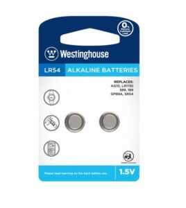 2 ks Knoflíková baterie Westinghouse LR54 (AG10