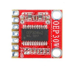 Digitální audio zesilovač mono DC 8-24V 30W