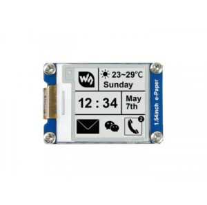 Waveshare 1.54" 200x200 e-Paper displej HAT 2 barvy
