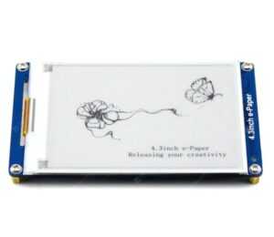 Waveshare 4.3" 800x600 e-Paper displej UART 2 barvy