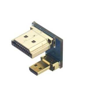 Adaptér Micro HDMI samec na HDMI samec pro Pi 4