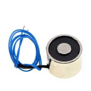 Přídržný elektromagnet 12V 4.5kg / 45N - 20x23mm s permanentním magnetem