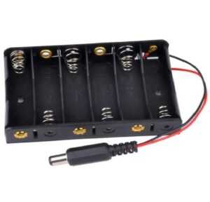 Bateriový box 6xAA 1.5V s konektorem DC 5