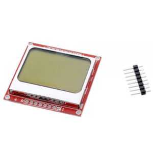 LCD displej Nokia 5110 - modré podsvícení