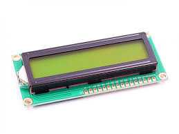 LCD display žlutý 16x2 znaků