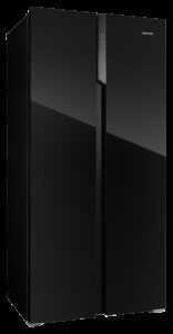 Concept Americká lednice LA7383bc BLACK