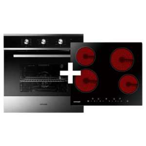 Concept SET elektrická multifunkční trouba vestavná ETV5560 + Sklokeramická deska vestavná SDV3360n