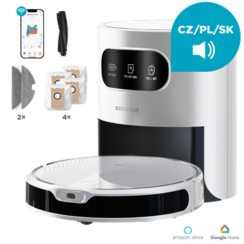 Concept Robotický vysavač s mopem 2v1 PERFECT CLEAN Laser VR3350